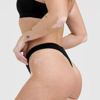Silhouette Thong | Black