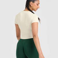 Mellow™ Soft Mid Short Sleeve T-Shirt | Off White