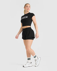 Unified Double Layer Shorts 5" | Black