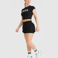 Unified Double Layer Shorts 5" | Black