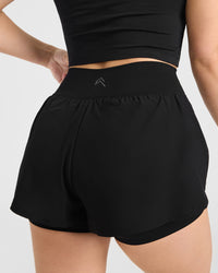 Unified Double Layer Shorts 5" | Black