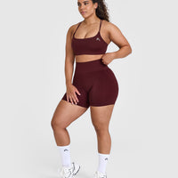 Everyday Cross Over Bralette | Rosewood
