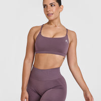 Everyday Cross Over Bralette | Vintage Purple