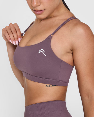 Everyday Cross Over Bralette | Vintage Purple