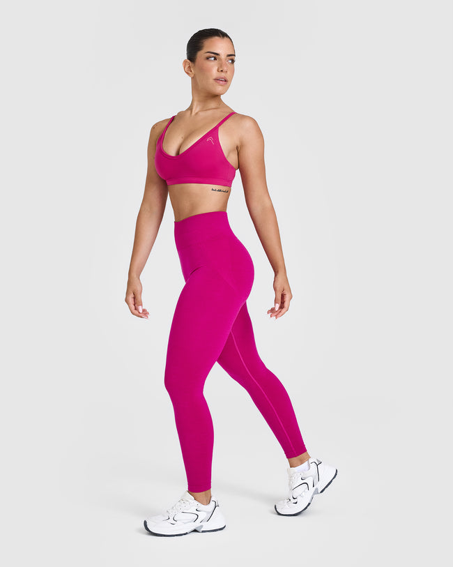 Timeless Strappy Bralette | Fuchsia