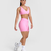 Unified Wrap Shorts 6" | Power Pink