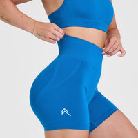 Effortless Seamless Shorts | Retro Blue