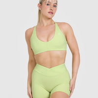 Unified Micro Bralette | Pump Green