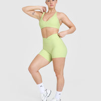 Unified Micro Bralette | Pump Green