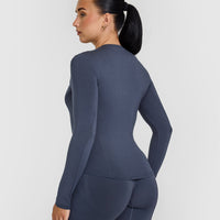 Mellow™ Soft Long Sleeve Top | True Blue