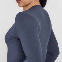 Mellow™ Soft Long Sleeve Top | True Blue