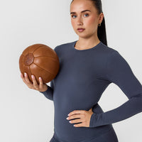 Mellow™ Soft Long Sleeve Top | True Blue