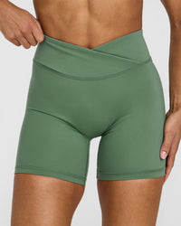 Unified Wrap Shorts 6" | Forest Green