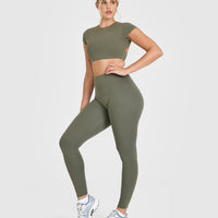 SoftMotion™ Leggings | Alpine Green