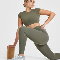 SoftMotion™ Leggings | Alpine Green