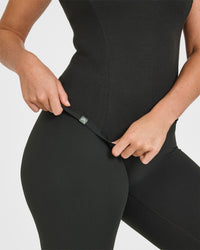 Mellow™ Rib T-Shirt | Soft Black