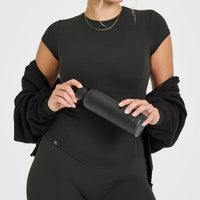 Mellow™ Rib T-Shirt | Soft Black
