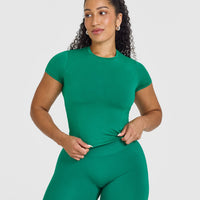 Mellow™ Soft Mid Short Sleeve T-Shirt | Emerald Green