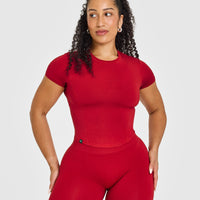 Mellow™ Soft Mid Short Sleeve T-Shirt | Toasted Red