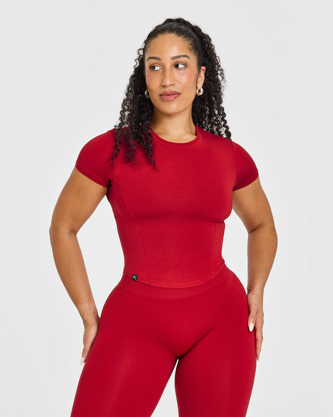 Mellow™ Soft Mid Short Sleeve T-Shirt | Toasted Red