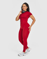 Mellow™ Soft Mid Short Sleeve T-Shirt | Toasted Red