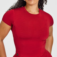 Mellow™ Soft Mid Short Sleeve T-Shirt | Toasted Red