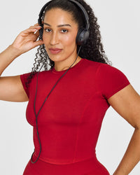 Mellow™ Soft Mid Short Sleeve T-Shirt | Toasted Red