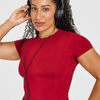 Mellow™ Soft Mid Short Sleeve T-Shirt | Toasted Red