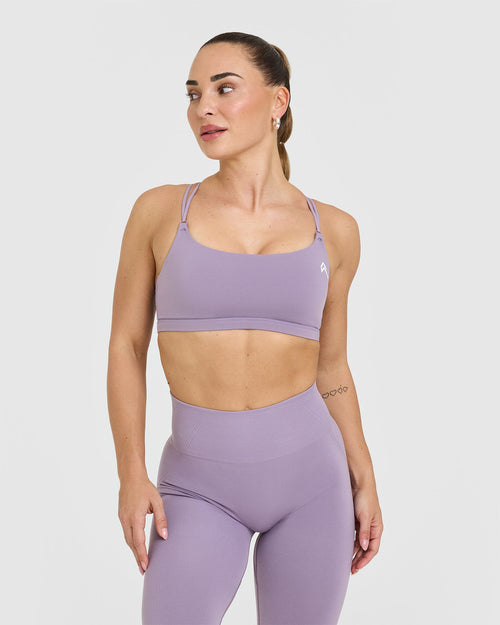 Oner Modal Everyday Cross Over Bralette | Soft Purple