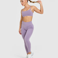 Everyday Cross Over Bralette | Soft Purple