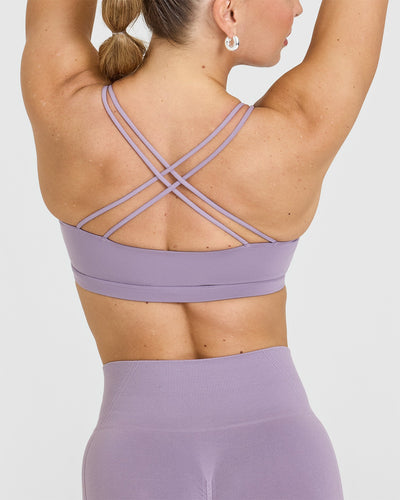 Everyday Cross Over Bralette | Soft Purple