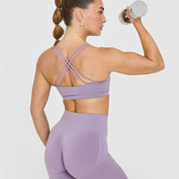 Everyday Cross Over Bralette | Soft Purple