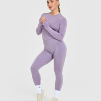 Mellow™ Soft Mid Long Sleeve Top | Soft Purple