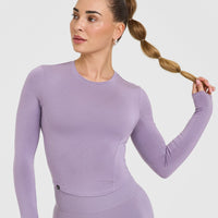 Mellow™ Soft Mid Long Sleeve Top | Soft Purple