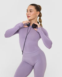 Mellow™ Soft Mid Long Sleeve Top | Soft Purple
