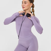 Mellow™ Soft Mid Long Sleeve Top | Soft Purple