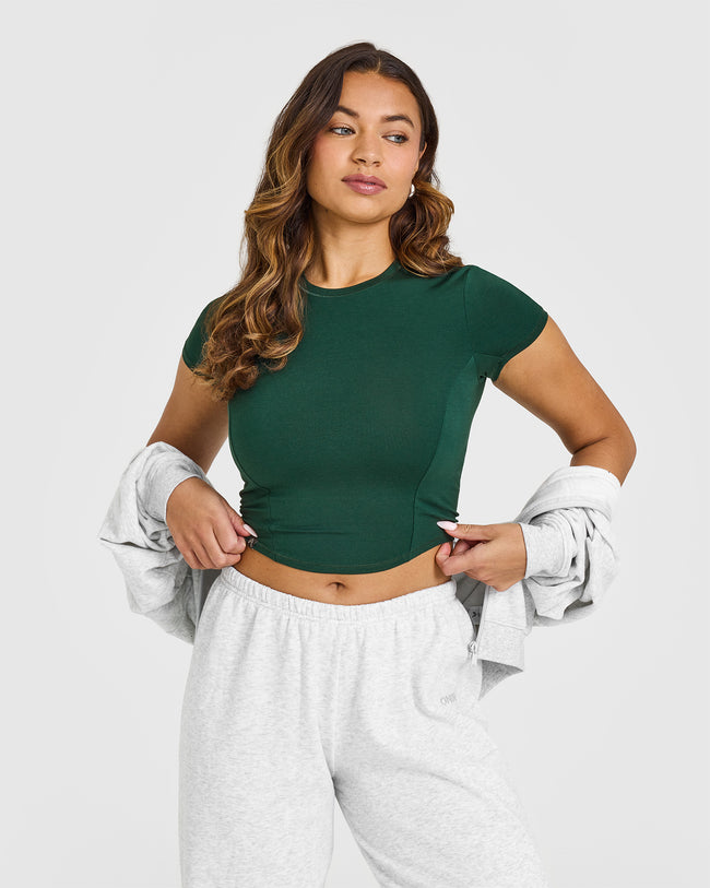 Mellow™ Soft Mid Short Sleeve T-Shirt | Racing Green