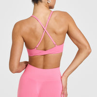 Unified Micro Bralette | Peony Pink