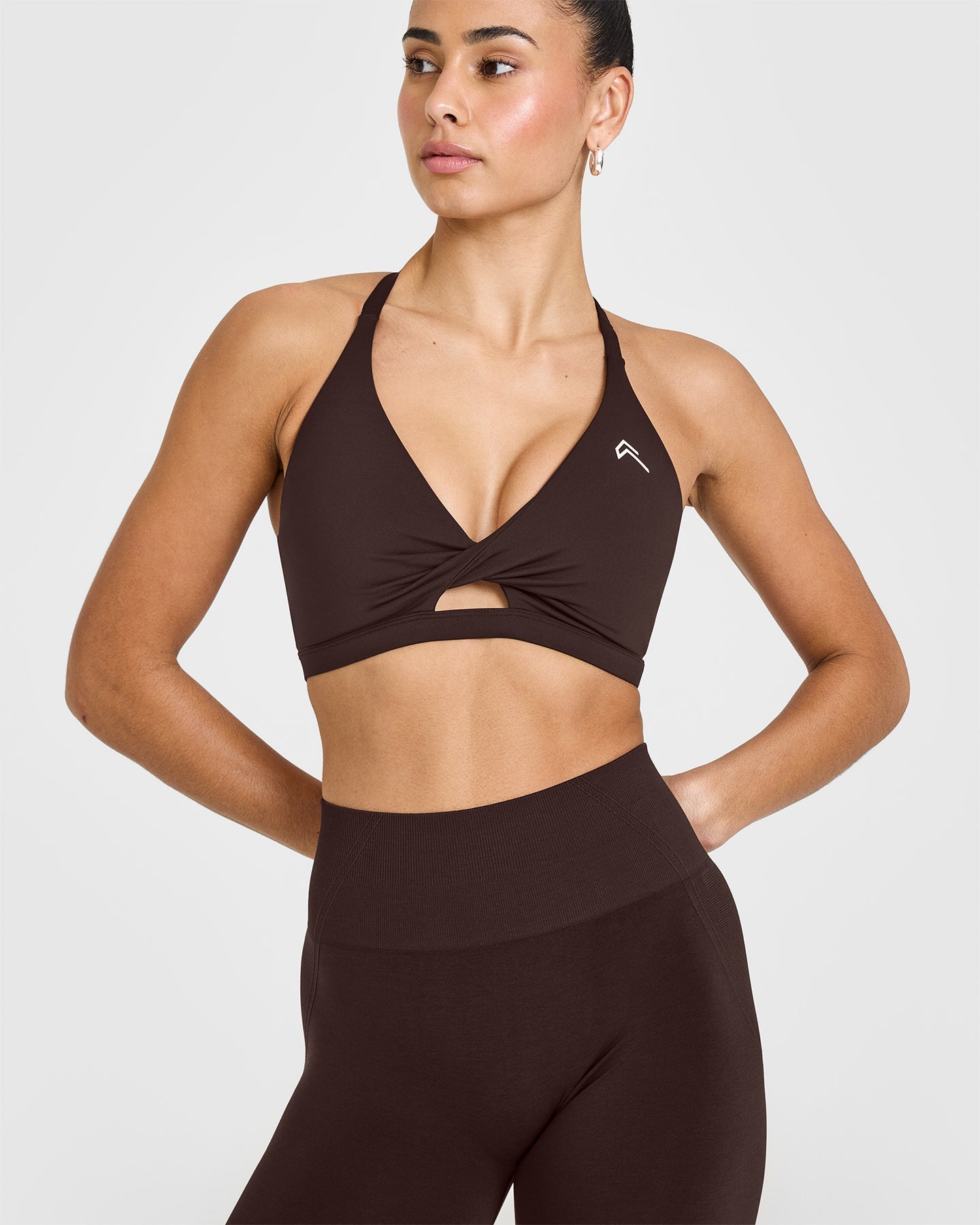 Unified Twist Sports Bra | 70% Cocoa