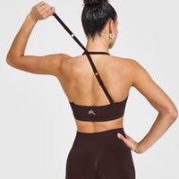 Unified Twist Sports Bra | 70% Cocoa
