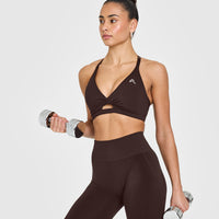 Unified Twist Sports Bra | 70% Cocoa