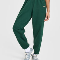 Lightweight Jogger with Printed Logo | Racing Green