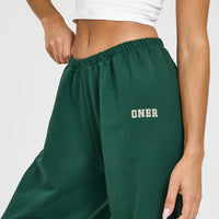Lightweight Jogger with Printed Logo | Racing Green