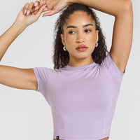 Mellow™ Soft Mid Short Sleeve T-Shirt | Wisteria Purple