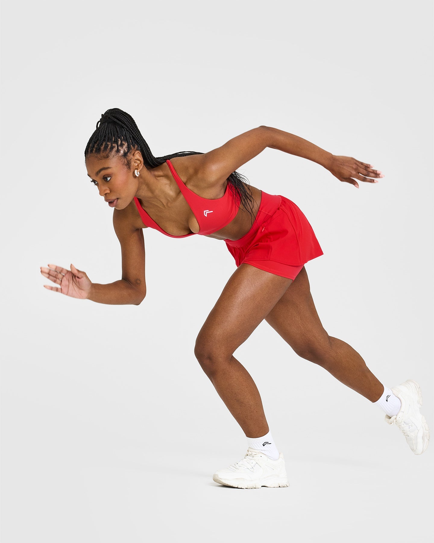 Unified Double Layer Shorts | Muscle Mommy Red