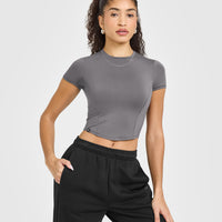 Mellow™ Soft Mid Short Sleeve T-Shirt | Ash Grey