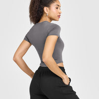 Mellow™ Soft Mid Short Sleeve T-Shirt | Ash Grey