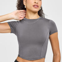 Mellow™ Soft Mid Short Sleeve T-Shirt | Ash Grey