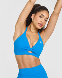 Unified Twist Sports Bra | Tropical Blue