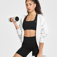 Timeless Square Neck Sports Bra | Black